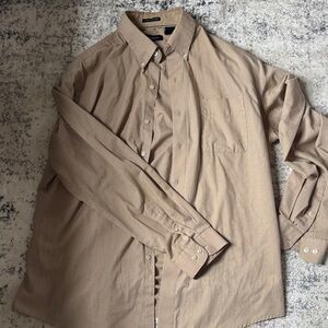 Two Mens XL Button Down Long Sleeve Shirts